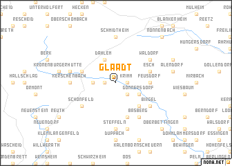map of Glaadt