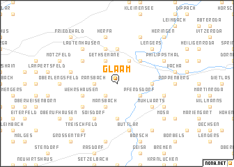 map of Glaam