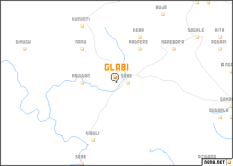 map of Glabi
