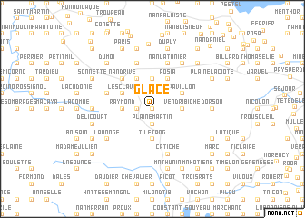 map of Glace