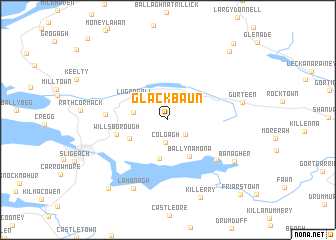 map of Glackbaun