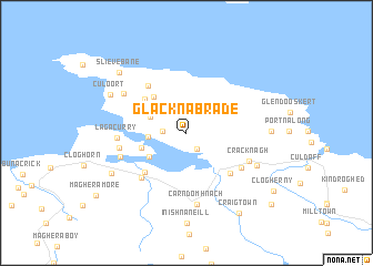 map of Glacknabrade