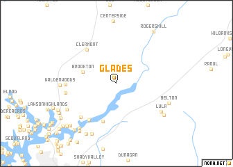 map of Glades