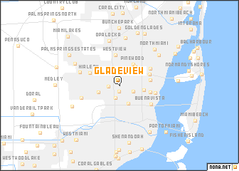 map of Gladeview