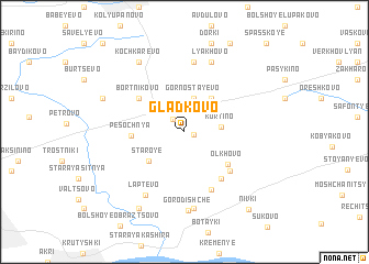 map of Gladkovo