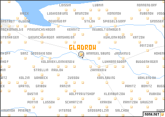 map of Gladrow