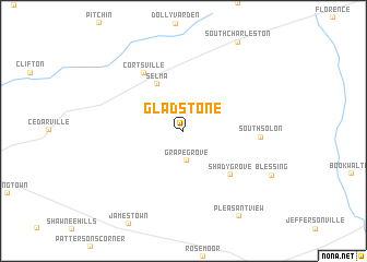 map of Gladstone