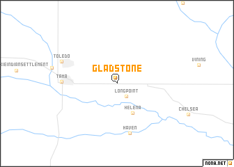 map of Gladstone