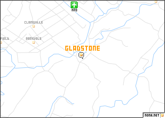 map of Gladstone