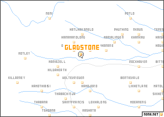 map of Gladstone