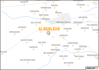 map of Glagolevo