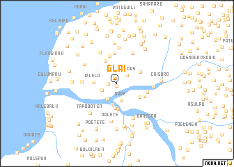 map of Glai