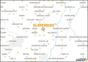 map of Glänemäker