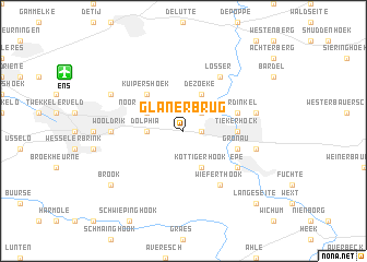 map of Glanerbrug