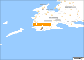 map of Glanfahan