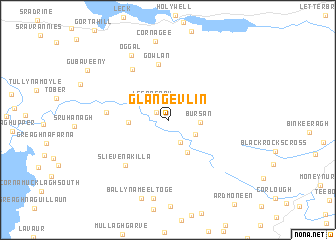 map of Glangevlin