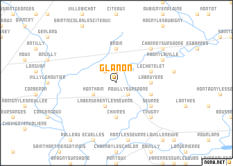 map of Glanon