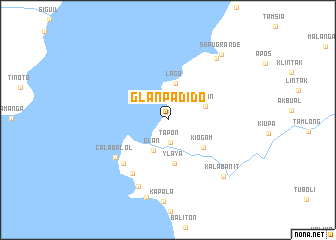 map of Glan-Padido