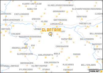 map of Glantane