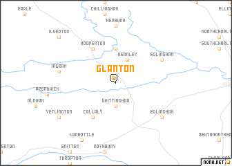 map of Glanton