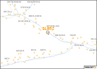 map of Glanz