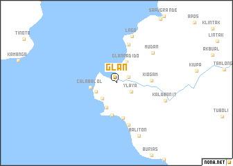 map of Glan