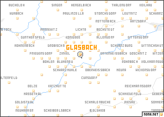 map of Glasbach