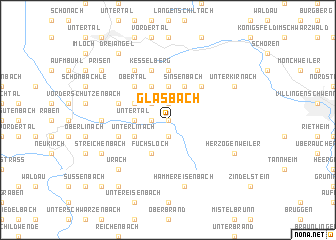 map of Glasbach