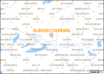 map of Glasewitzerburg