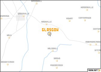 map of Glasgow