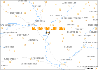 map of Glashagal Bridge