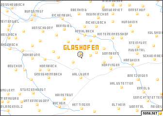 map of Glashofen