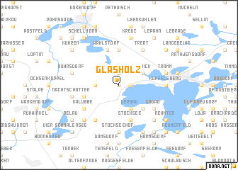 map of Glasholz