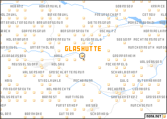 map of Glashütte