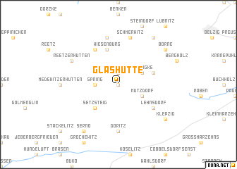 map of Glashütte