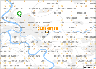 map of Glashütte