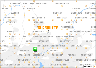 map of Glashütte