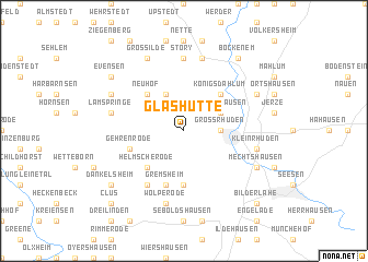 map of Glashütte