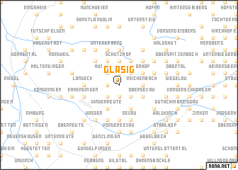 map of Glasig