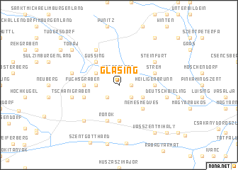 map of Glasing