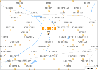 map of Glasow