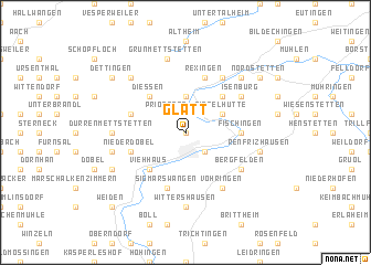 map of Glatt