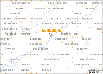 map of Glauburg