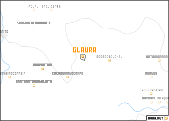 map of Glaura
