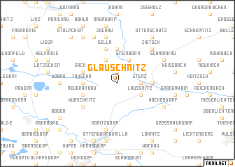 map of Glauschnitz