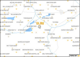 map of Glau