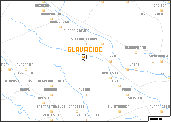 map of Glavacioc