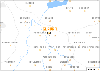 map of Glavan