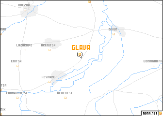 map of Glava