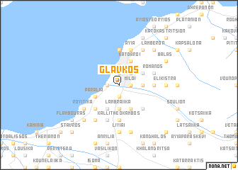 map of Glávkos